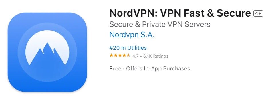 NordVPN for iOS