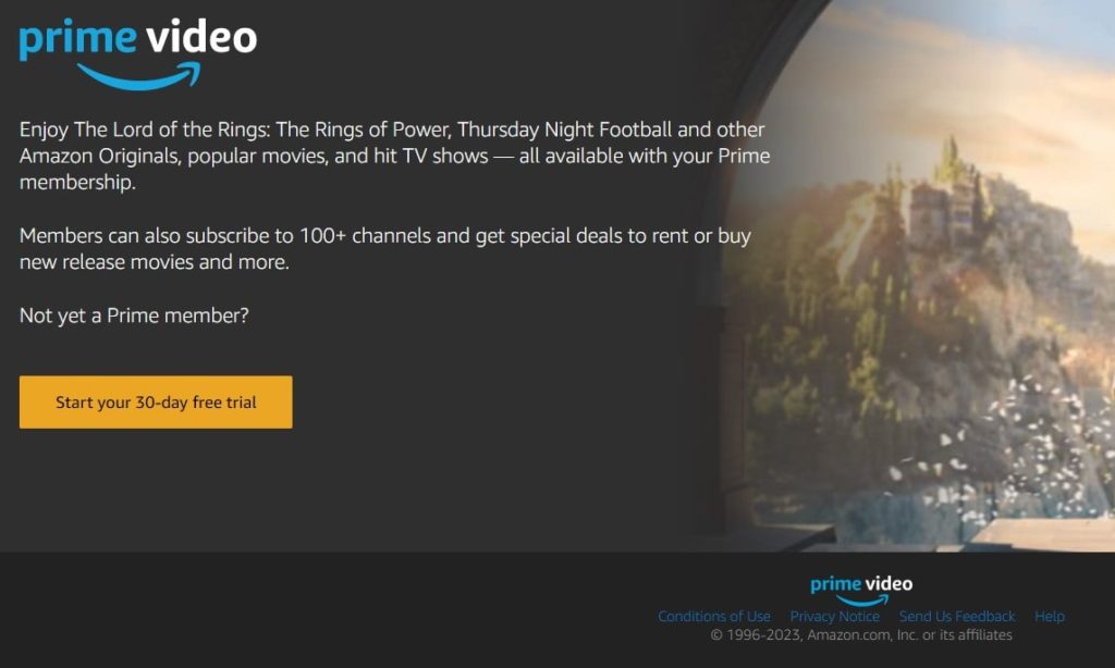 Amazon Prime Video Subscription