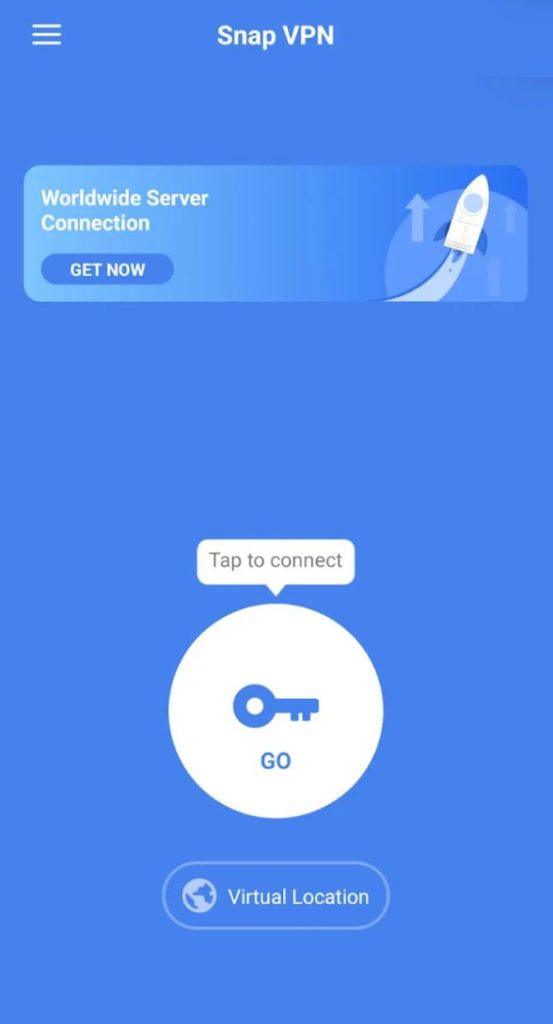 SnapVPN App Interface
